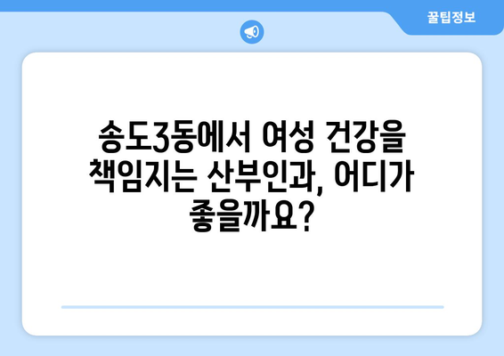 인천 연수구 송도3동 산부인과 추천| 믿을 수 있는 여성 건강 지킴이 찾기 | 산부인과, 여성 건강, 송도, 추천, 후기