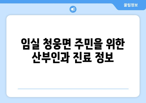 전라북도 임실군 청웅면 산부인과 추천| 여성 건강 지킴이 찾기 | 산부인과, 임실, 청웅, 여성 건강, 진료